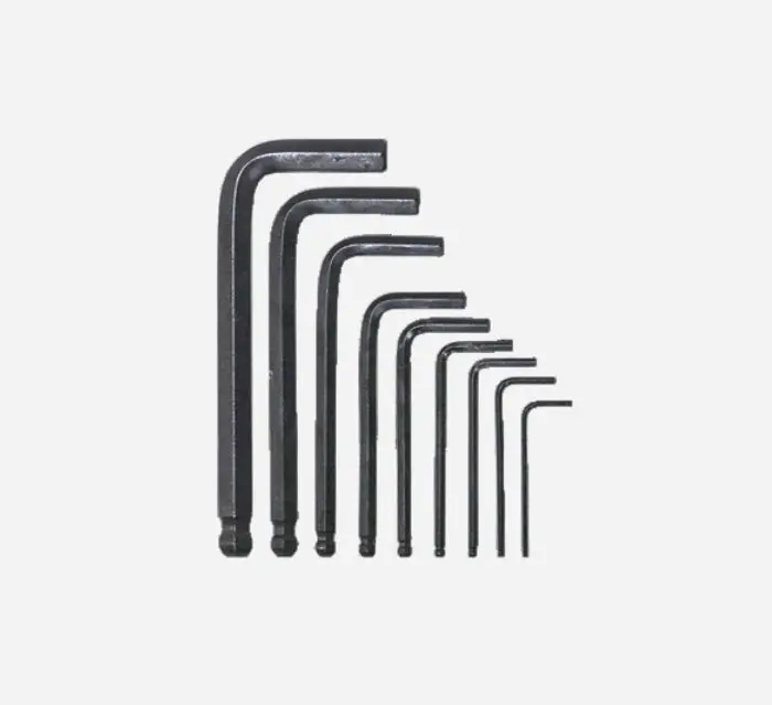 Creston 9-Piece Hex Key Set With Protective Pvc Carry Case 1