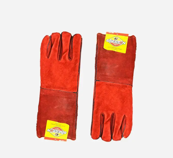 Creston Reinforced Leather Welding Gloves – Heat & Spark Resistant 1