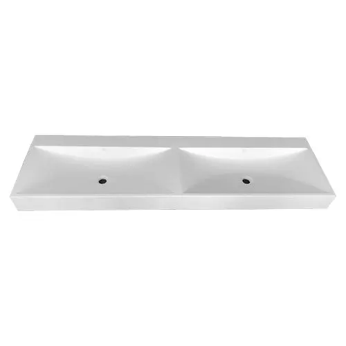 Crystallite Double-Contour Wall-Mounted Basin 1