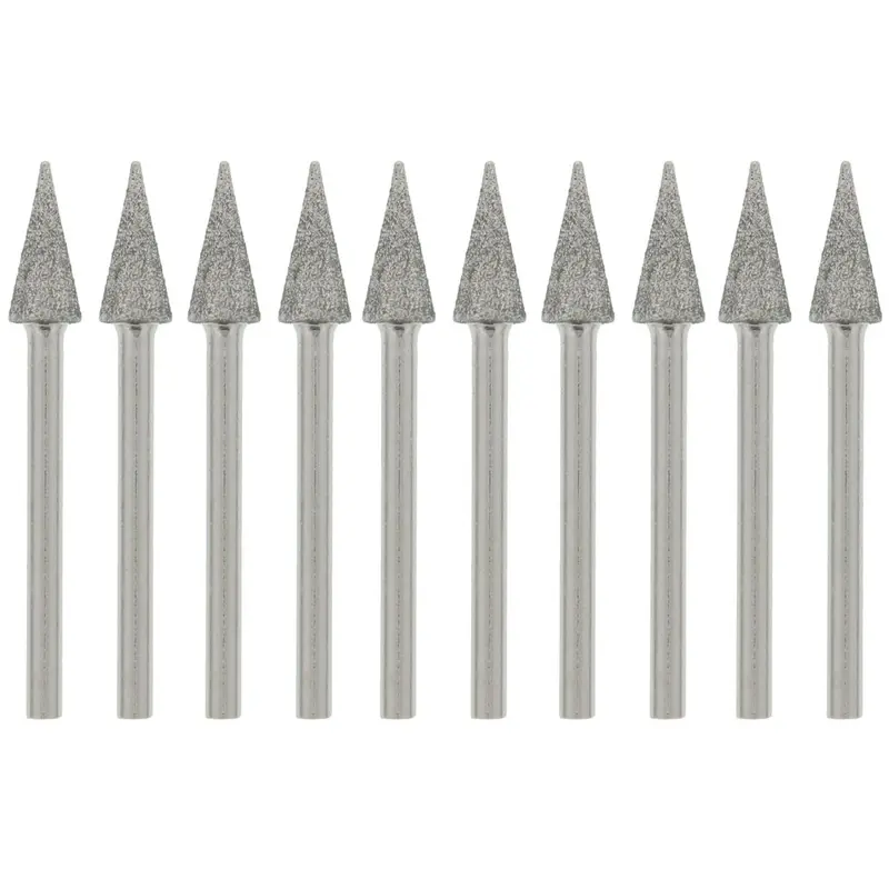 Cylindrical Bead Reamer With Tapered Cone Tip – 10-Pack In Pouch 1