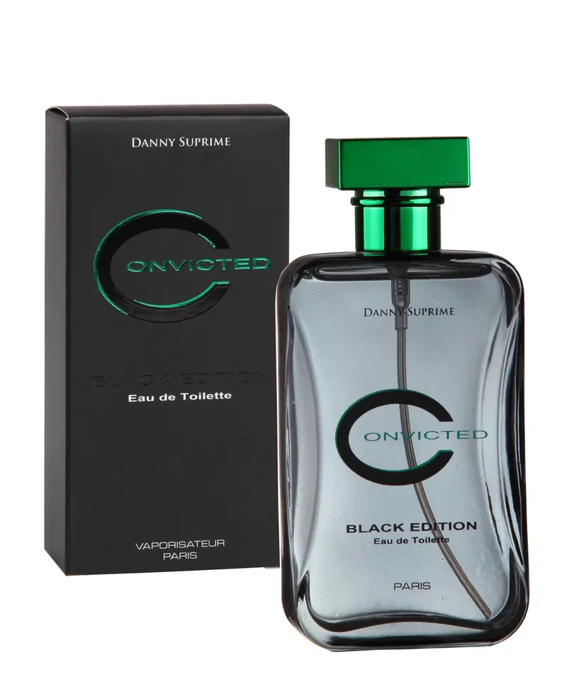Danny Suprime Convicted Green Eau De Toilette – 100 Ml Fresh Woody Aromatic Cologne 1