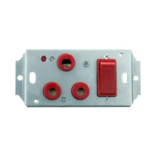 Decorduct Sokit 16A Red Single Power Socket (75 × 50 Mm) 1