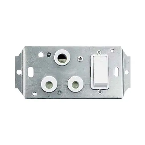 Decorduct Sokit 16A White Single Power Socket (75 × 50 Mm) 1