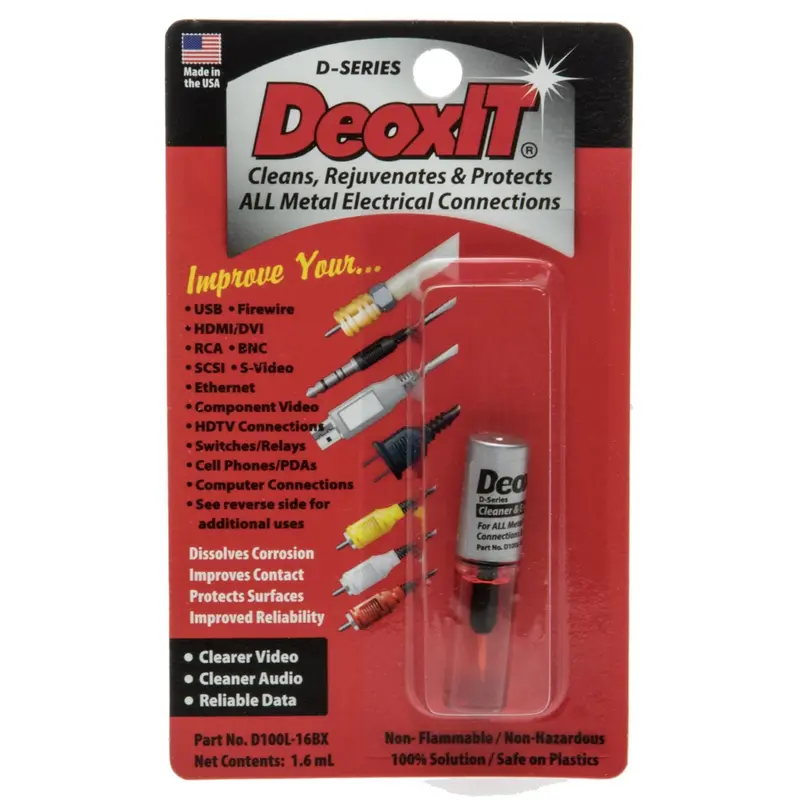 Deoxit D100L Mini Brush Applicator – 1.6 Ml, 100% Solution 1