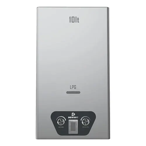 Dewhot Stainless Steel Gas Water Heater – 10-Litre Durable Build 1