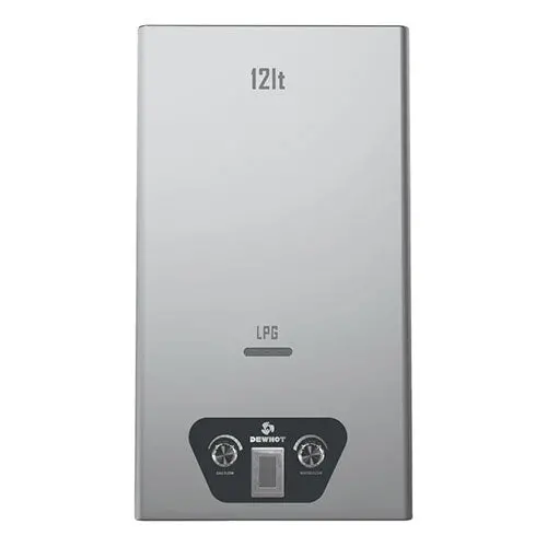 Dewhot Stainless Steel Gas Water Heater – 12-Litre Corrosion Resistant 1