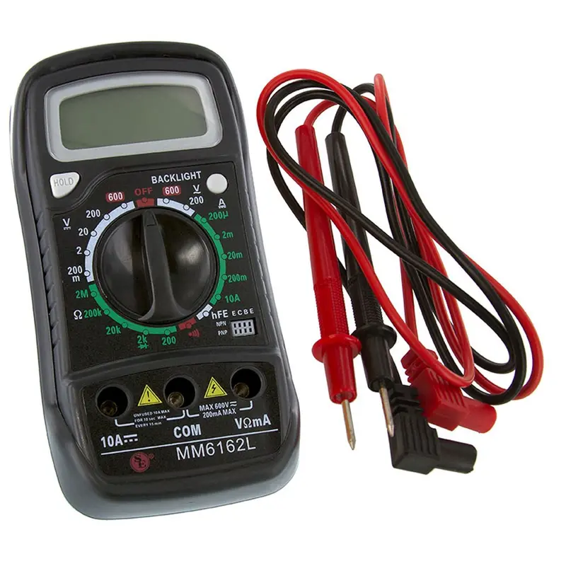 Digital Multimeter With Backlit Large Display – Auto-Ranging Test Meter 1