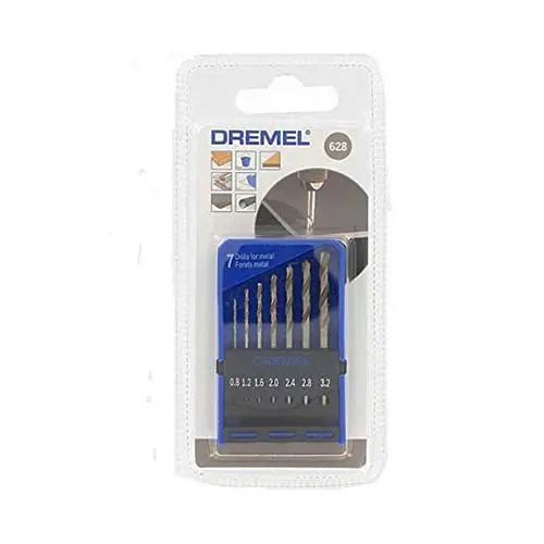 Dremel 628 Precision Drill Bit Set – 7-Piece Kit 1