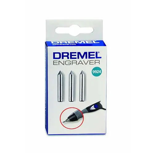 Dremel 9924 Carbide Engraving Bit Set For Hard Materials And Surface Detailing 1