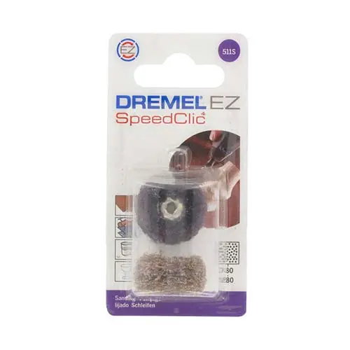 Dremel Ez Speedclic Finishing Buff Wheel – Medium Abrasive (Model 511S) 1