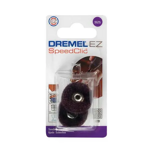 Dremel Ez Speedclic Finishing Buff Wheel – Soft Abrasive (Model 512S) 1