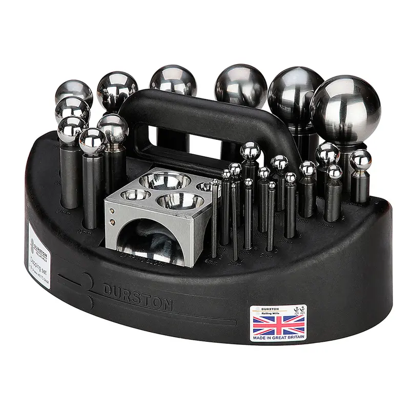 Durston 24-Piece Punch Set With Square Bench Block And Carrying Tray 1