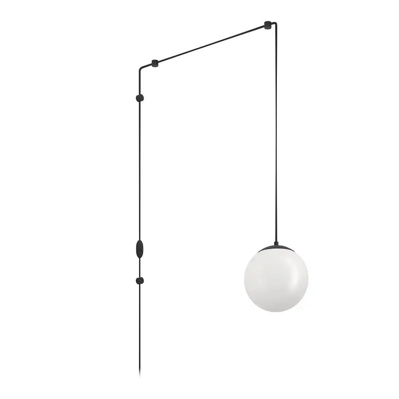 Eglo Rondo3 Pendant Lamp | E27 Fitting | 40W Max | Contemporary Black 1
