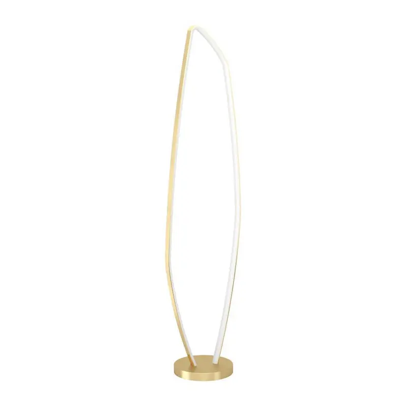 Eglo Vallerosa Dimmable Floor Lamp | 3000K | 3400Lm | Elegant Brushed Brass 1