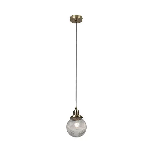 Eurolux Barcelona Glass Pendant Light – Vintage Bronze Finish 1