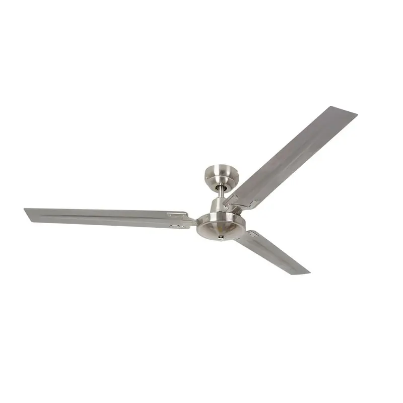 Eurolux Industrial 3-Blade Ceiling Fan – 1420Mm, Modern Satin Chrome Build 1