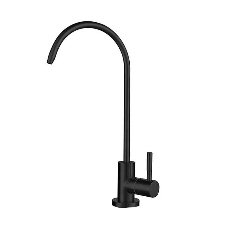 Filtered Water Tap – Blackened Brass Sombre Kitchen Faucet 1