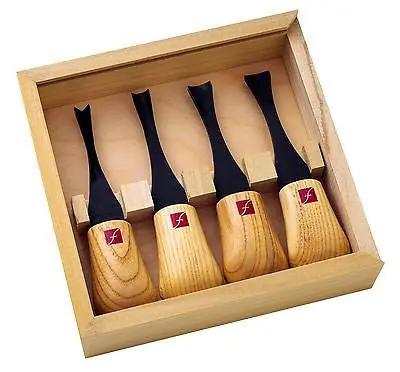 Flexcut Fr404 Wide Palm Carving Tool Set — 4-Piece Ergonomic Collection 1
