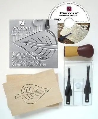 Flexcut Sk111 Beginner Carver Set — Two-Blade System With Ergonomic Handles 1