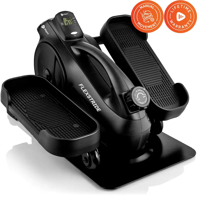Flexstride Compact Under-Desk Elliptical For Low-Impact Desk Exercise 1