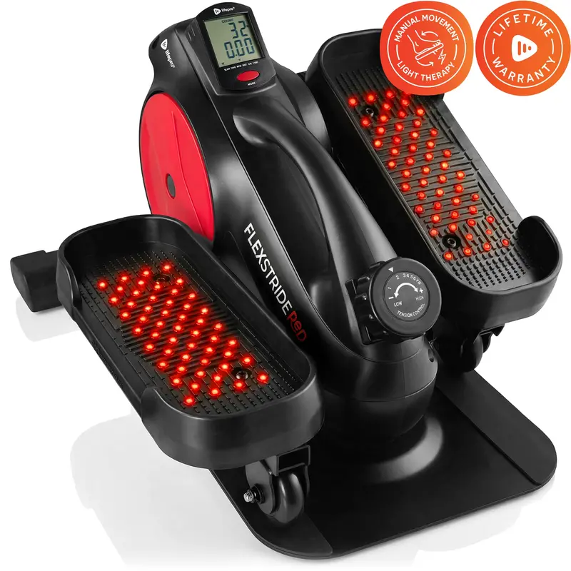 Flexstride Under-Desk Elliptical With Red Light Therapy 1