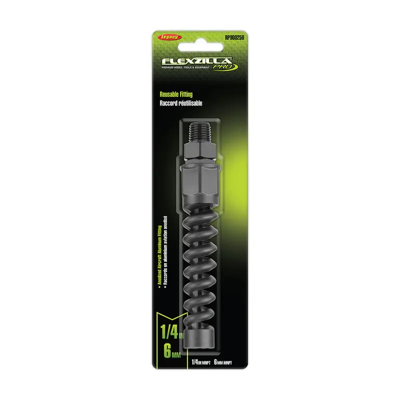 Flexzilla Standard & Ball-Swivel Reusable Air Hose Fittings 1