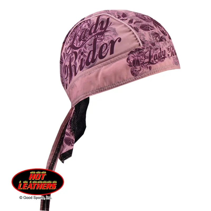 Floral Print Head Wrap For Female Motorcyclists 1