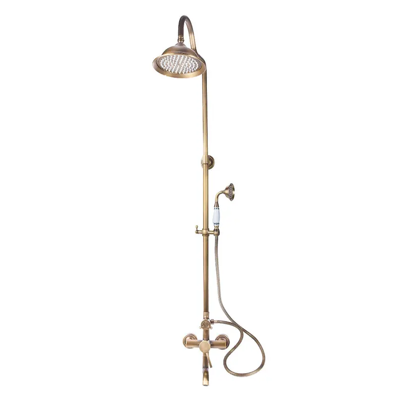 Florale Wall-Mounted Shower Set – Elegant Single-Lever Bathroom Fixture 1