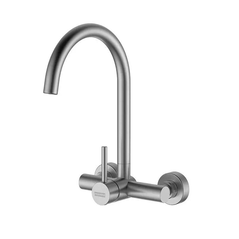 Franke Capella Wall-Mounted Stainless Steel Kitchen Mixer Tap 1