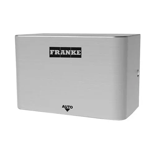 Franke Jetstream Airtronic High-Efficiency Hand Dryer – Brushed Stainless Steel Housing 1