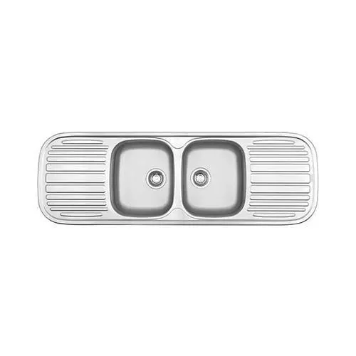 Franke Quinline Qlx622 Stainless Steel Undermount Double Bowl Sink (500×1500Mm) 1