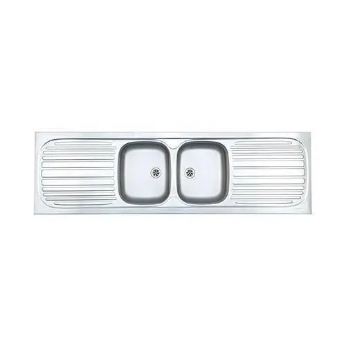 Franke Trendline 722 Stainless Steel Overmount Double Centre Bowl Sink (535×1500Mm) 1