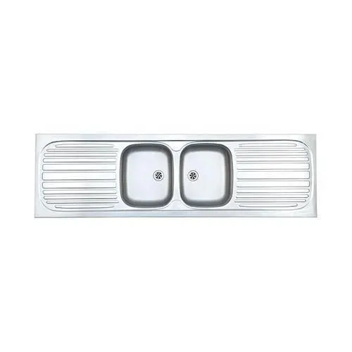 Franke Trendline 722 Stainless Steel Overmount Double Centre Bowl Sink (535×1800Mm) 1