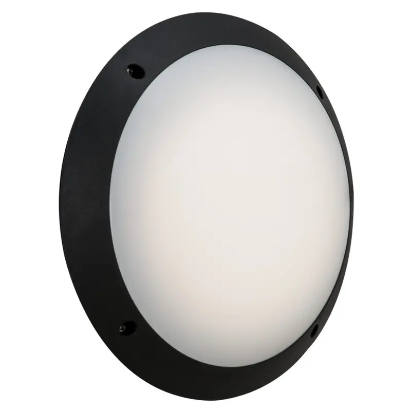 Fumagalli Lucia Weatherproof Bulkhead Light – Black Powder-Coated Steel 1