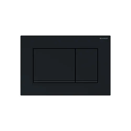 Geberit Sigma30 Dual-Flush Push Button – Jet Black Finish 1