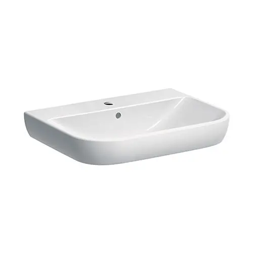Geberit Smyle 650Mm Floating Basin – Contemporary Wall-Mounted Ceramic Sink 1