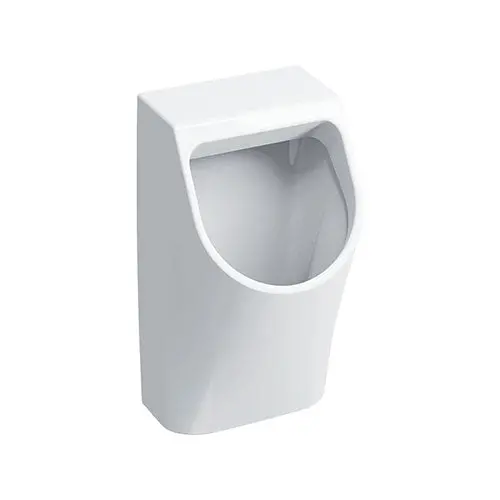 Geberit Smyle Wall-Mounted Urinal – Glossy White Ceramic 1