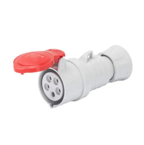 Gewiss Ip44 Straight Industrial Connector – 3P+N+E, 400V, 32A, General-Purpose Use 1