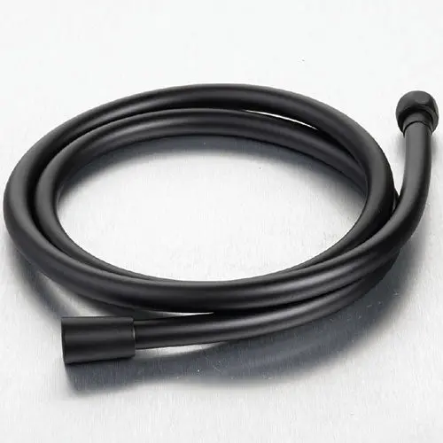 Gio 1600Mm Matt Black Pvc Hand Shower Hose 1