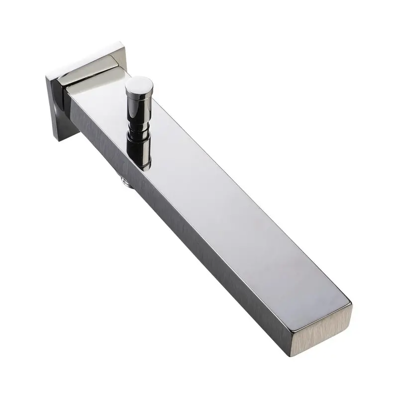 Gio 200Mm Square Bath Spout With Integrated Diverter Valve 1