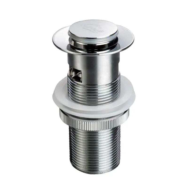 Gio Slotted Chrome Basin Waste With Extended 110Mm Tailpiece (32Mm Diameter) 1