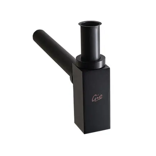 Gio Square Bottle Trap – 32X32Mm, Matte Black Surface Finish 1