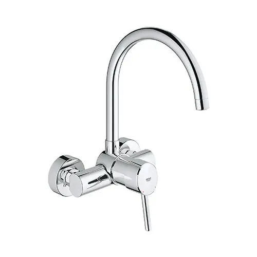 Grohe Concetto Wall-Mounted Basin Mixer – Modern Single-Lever Faucet 1