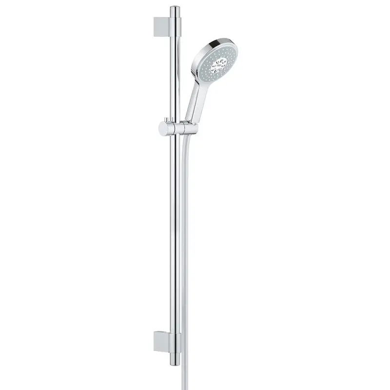 Grohe Power & Soul Cosmopolitan 130 Shower Set – Chrome Rail, 4-Jet Handset & Rain Head 1