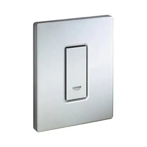 Grohe Skate Cosmopolitan Brushed Stainless Steel Toilet Wall Mount Plate 1