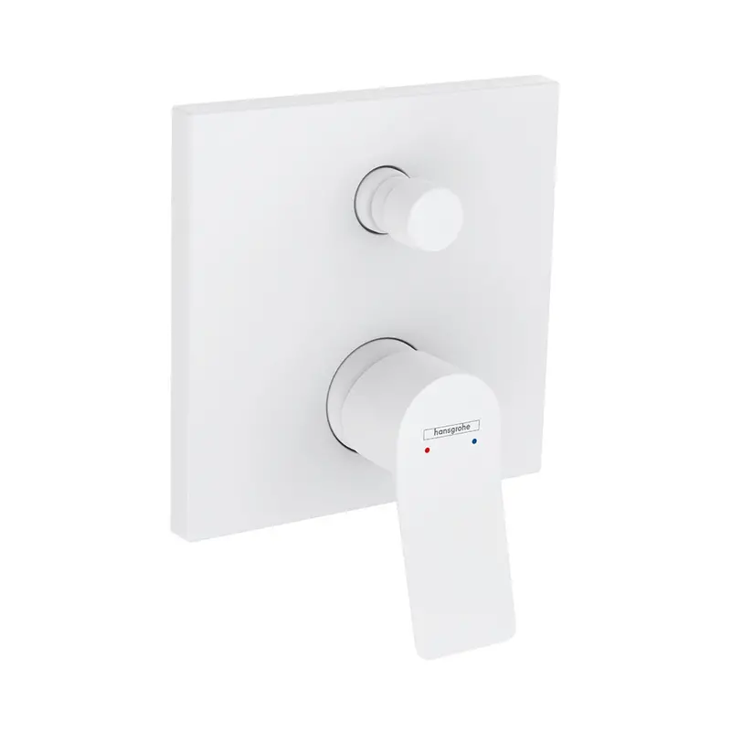 Hansgrohe Vivenis Matte White Single-Lever Bath Faucet 1