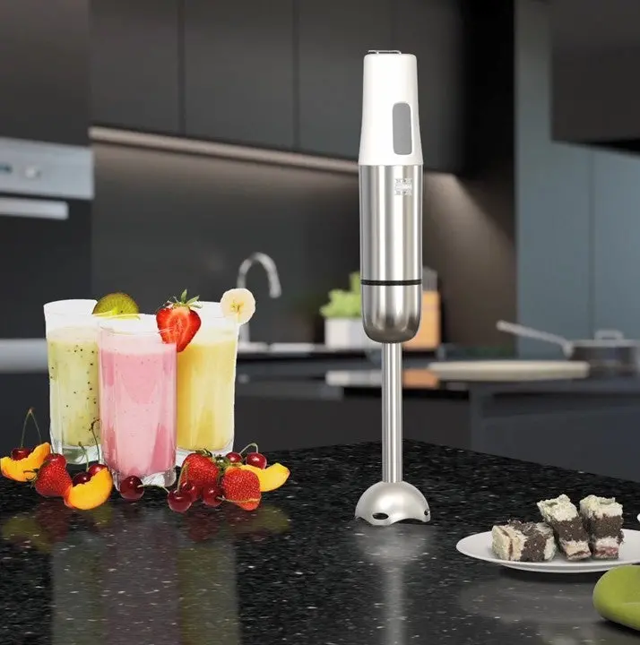 Herzberg Hg-5042 High-Torque Immersion Blender With Whisk & Chopper 1
