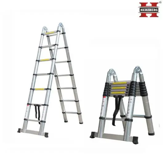 Herzberg Hg-5440 4-Meter Telescoping Aluminum Ladder 1