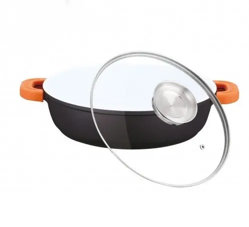 Herzog Hr-Calc401Cr 40 Cm Aluminum Casserole With Ceramic Coating (8.5 L) 1