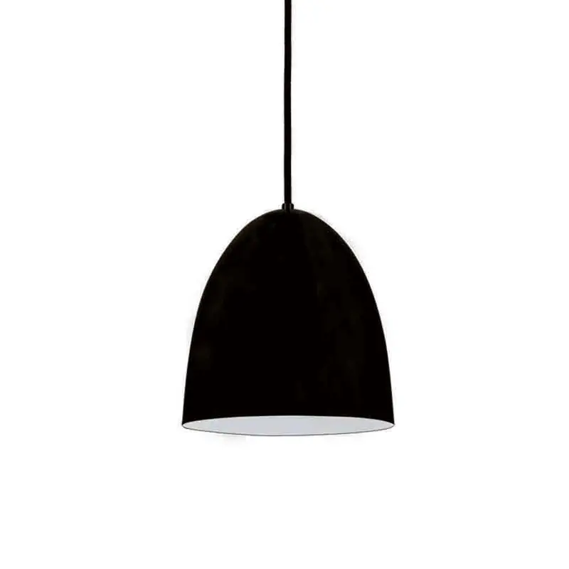 Hype Small Aluminium Dome Pendant – 60W, Black By Spazio 1